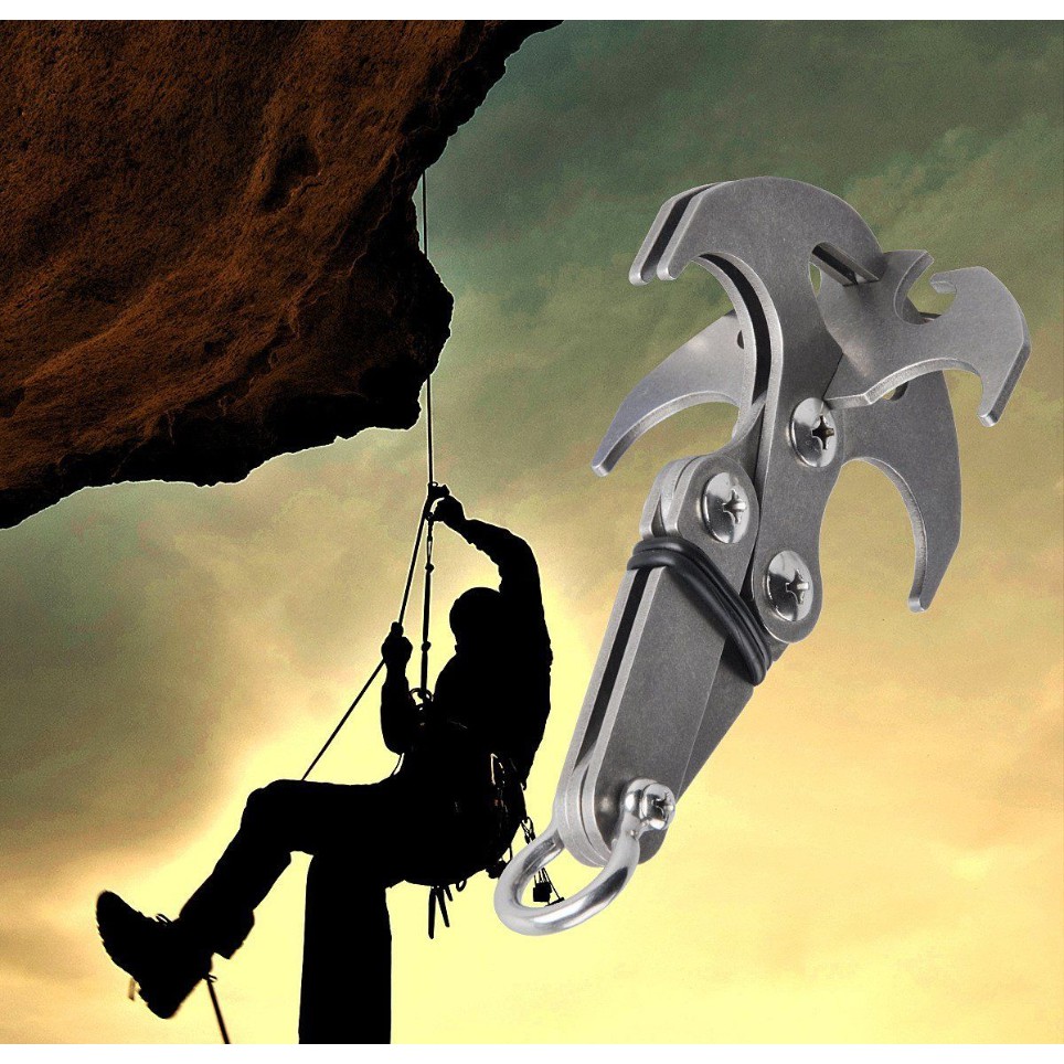 Survival Folding Gravity Grappling Hook Stainless Steel Climbing