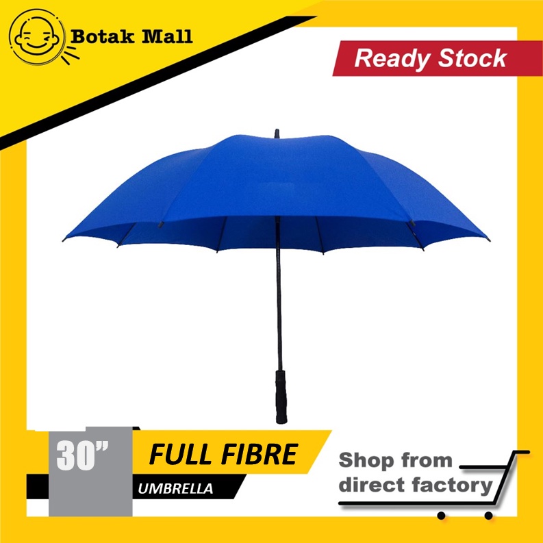 (READY STOCK) 30" Full Fibre Umbrella Large Size Umbrella suitable for