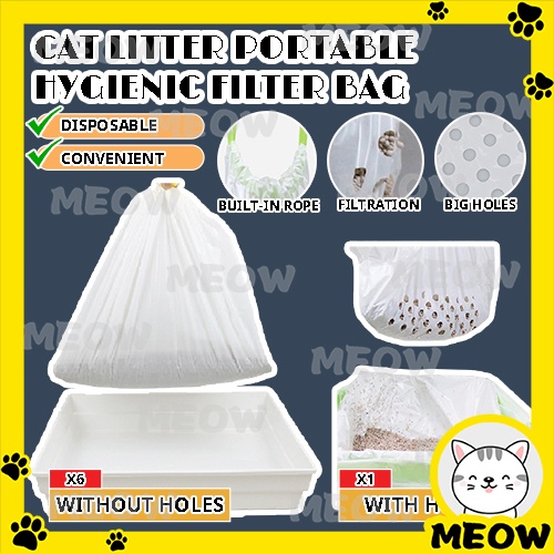Cat litter plastic bag sales