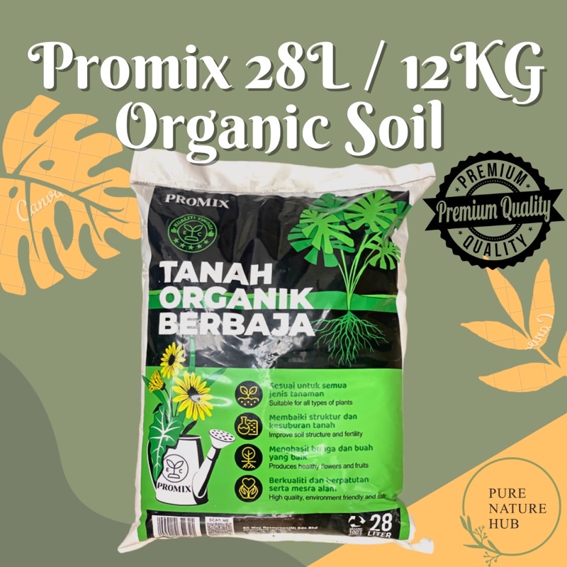 28L 12KG Promix Premium Organic Soil Premium Quality High Quality ...