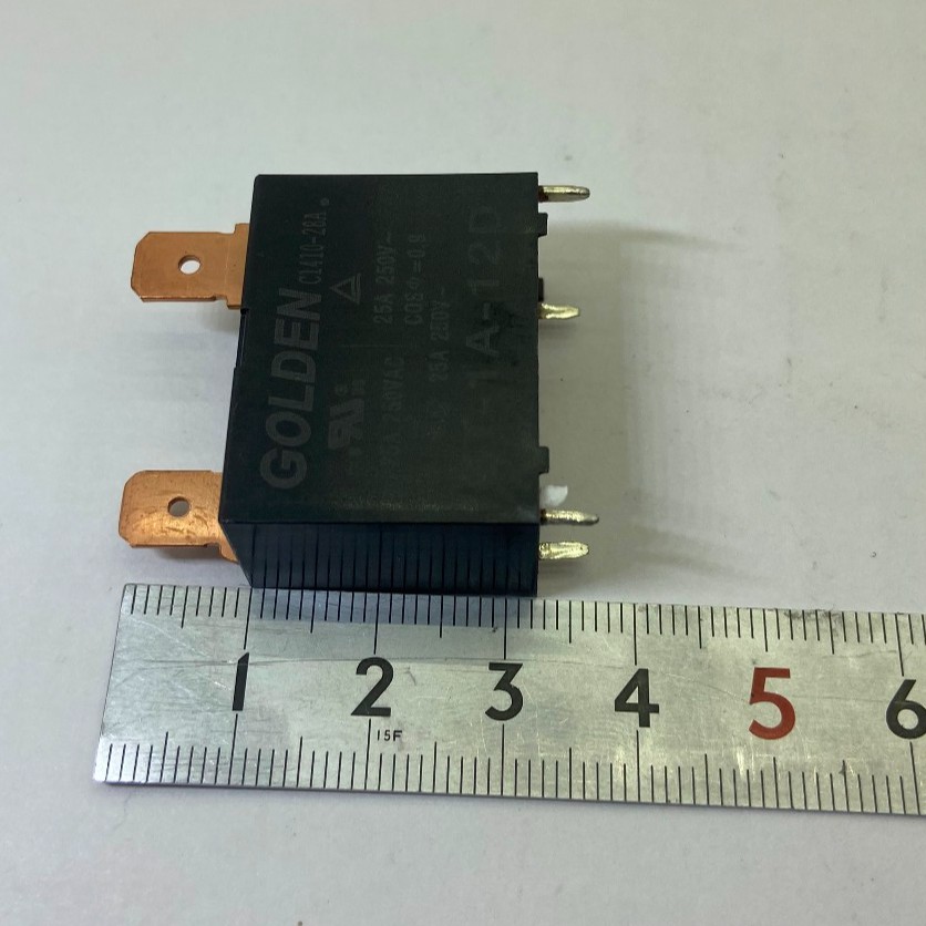 5-Pack GT-1A-12DP Relays – 25A 12V 4-PIN, No Plug, For AC Units, Water Heaters & Motherboards