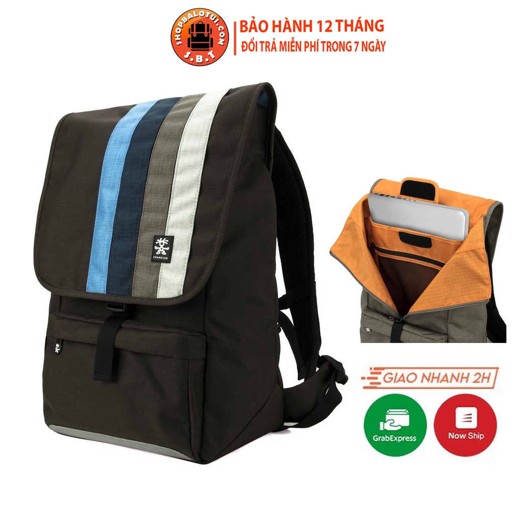 Crumpler Dinky Di Backpack Brown laptop Backpack good waterproof sports Backpack suitable for men and women Shopbalotui Shopee Malaysia