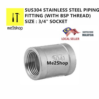 3/4 SUS304 STAINLESS STEEL PIPING FITTINGS / PIPE FITTING WITH