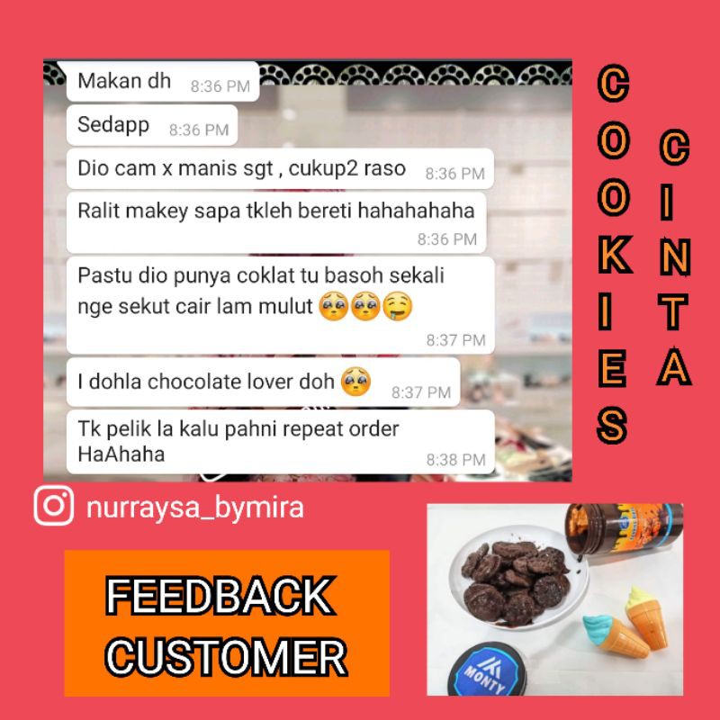 [ready Stock] Monty Cookies Biskut Coklat Leleh Shopee Malaysia