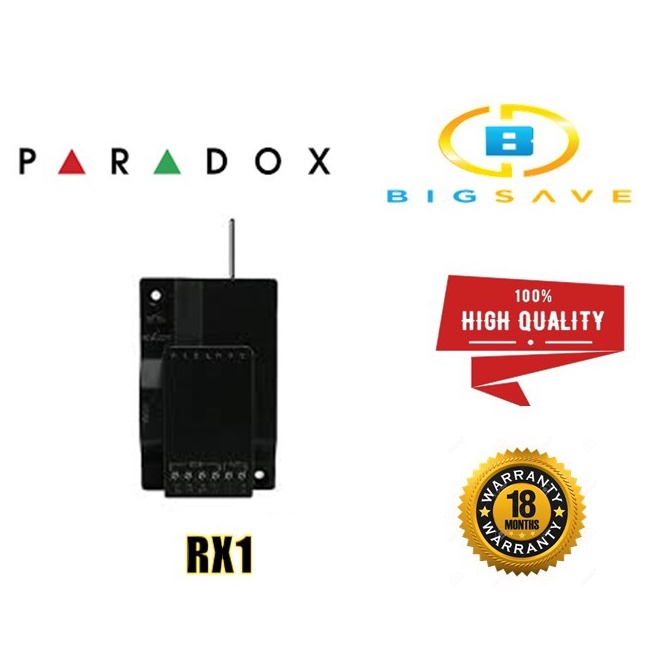 PARADOX RX1 WIRELESS RECEIVER MODULE (COMPATIBLE WITH SP SERIES PANELS ...