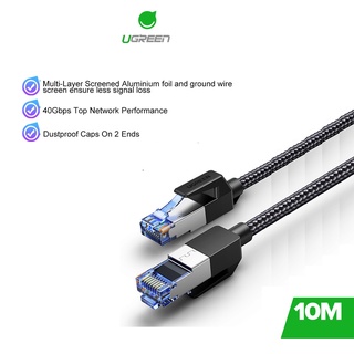 UGREEN Cat 8 Ethernet Cable 65FT, 40Gbps 2000Mhz Nylon Braided High Speed  Gaming Internet Cable, Braided LAN Cable for Gaming PS5 PS4 PS3 Xbox PC