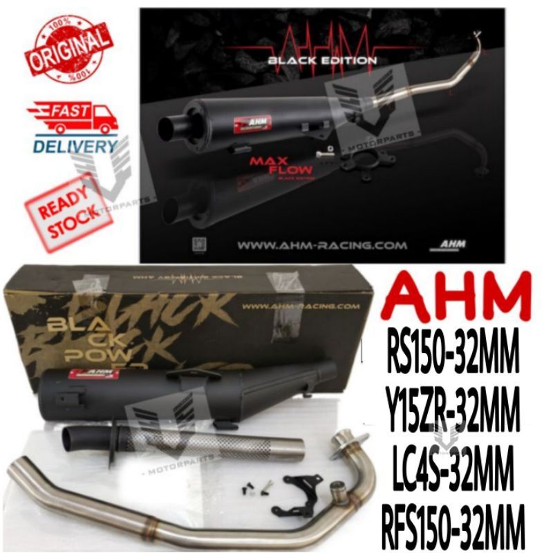 Ahm Rs150y15zrlc135 4srfs150 32mm Max Flow Standard Racing Exhaust