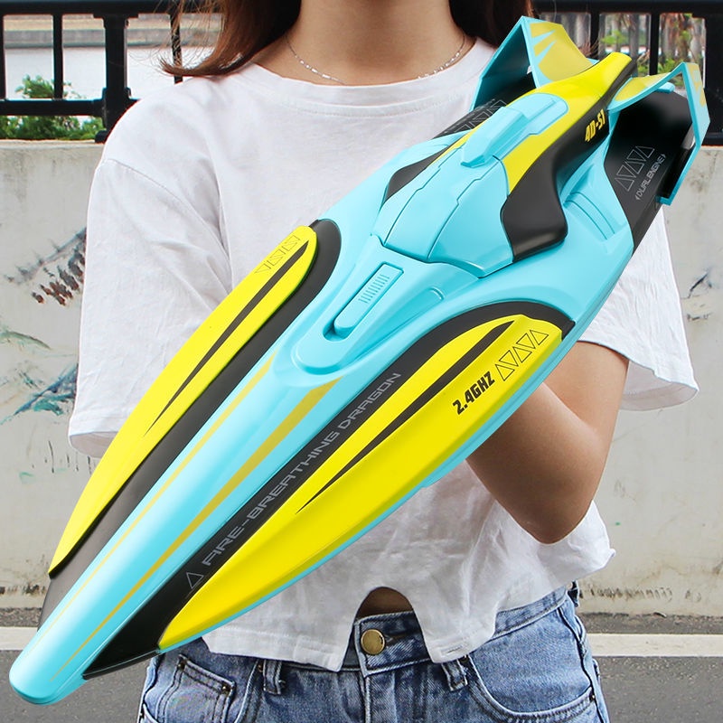 2022 Hot 35 KM/H RC High Speed Racing Boat Speedboat Remote Control ...