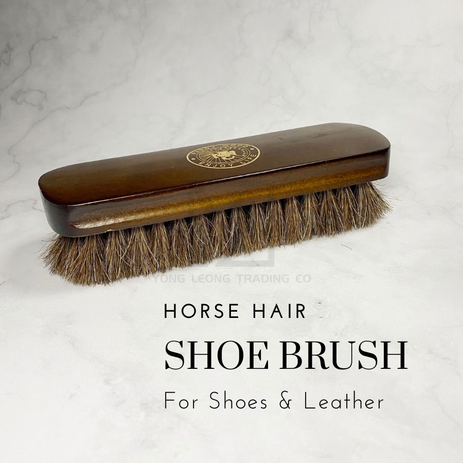 HORSEHAIR LEATHER BRUSH