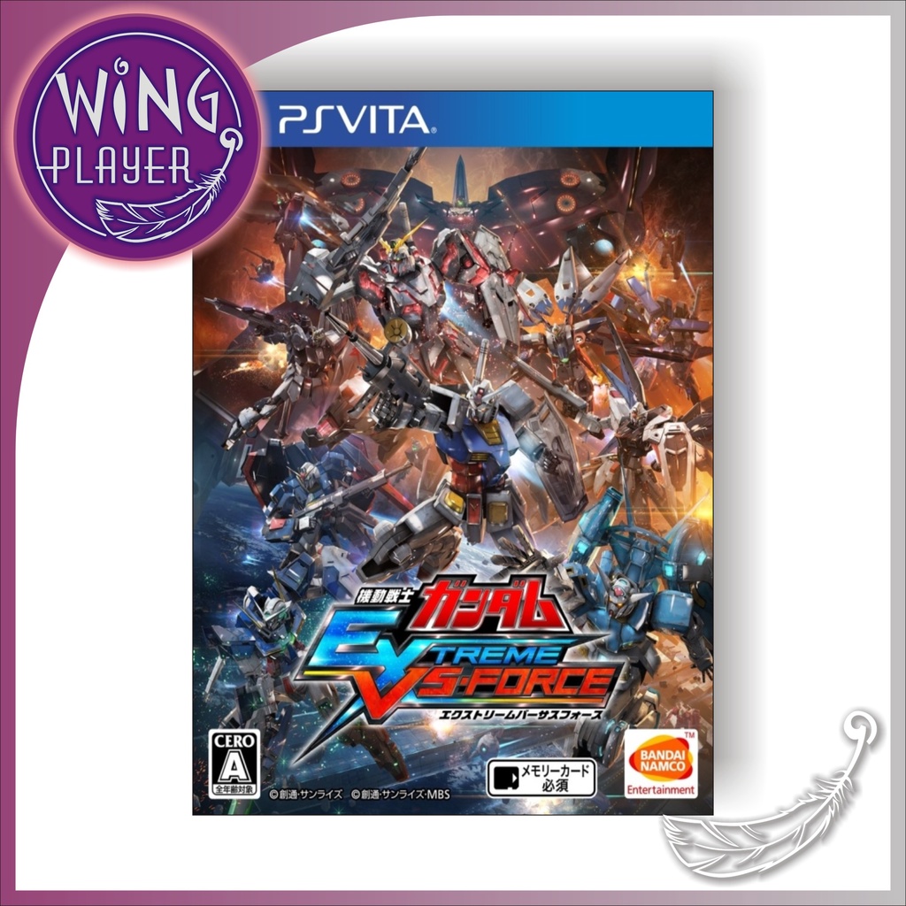 Usé Ps Vita Mobile Suit Gundam Extreme vs-Force Région Psv