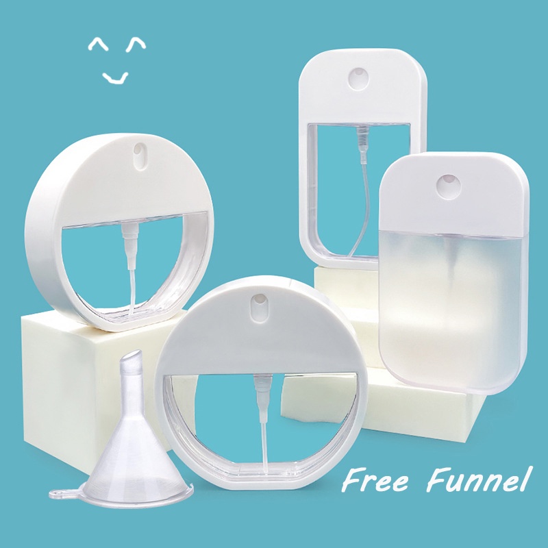 30//38/45ML Free Funnel + Transparent Fine Mist Card Spray Bottle ...