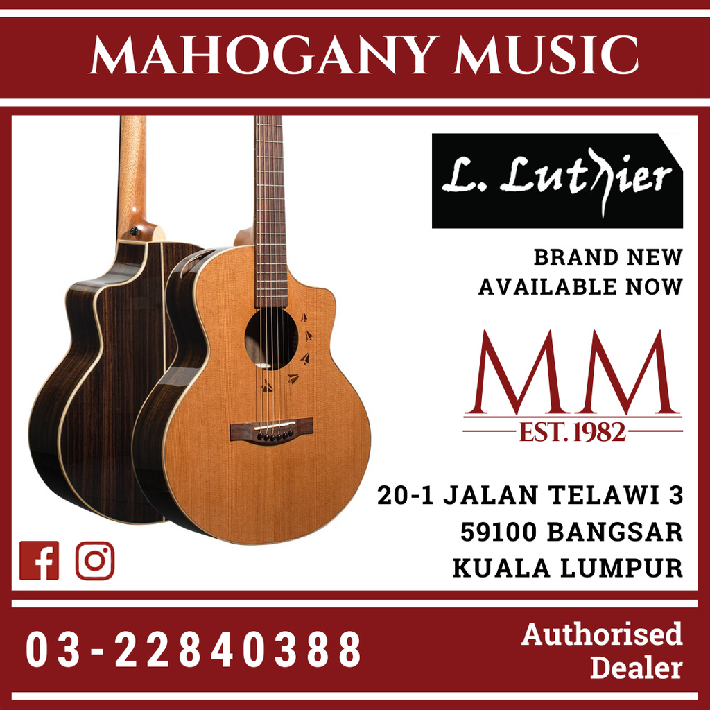 L.Luthier Forest Light C Solid Cedar Acoustic Guitar | Shopee Malaysia