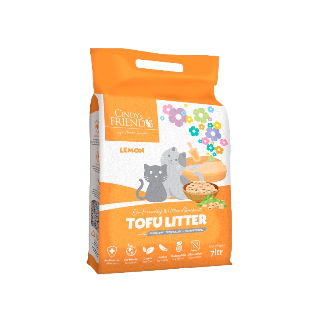 [IN STOCK] Cindy & Friends Tofu Litter Cat Litter 7L Shopee Malaysia