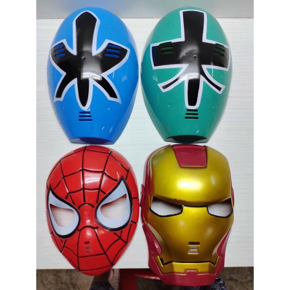 [Ready Stock] Mask, Spiderman, Ironman, Power Rangers, Transformer ...