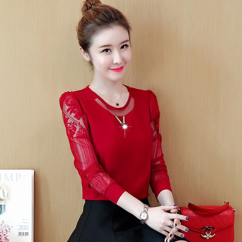 Jys Fashion Korean Style Women Festive Red Top Collection 396 888