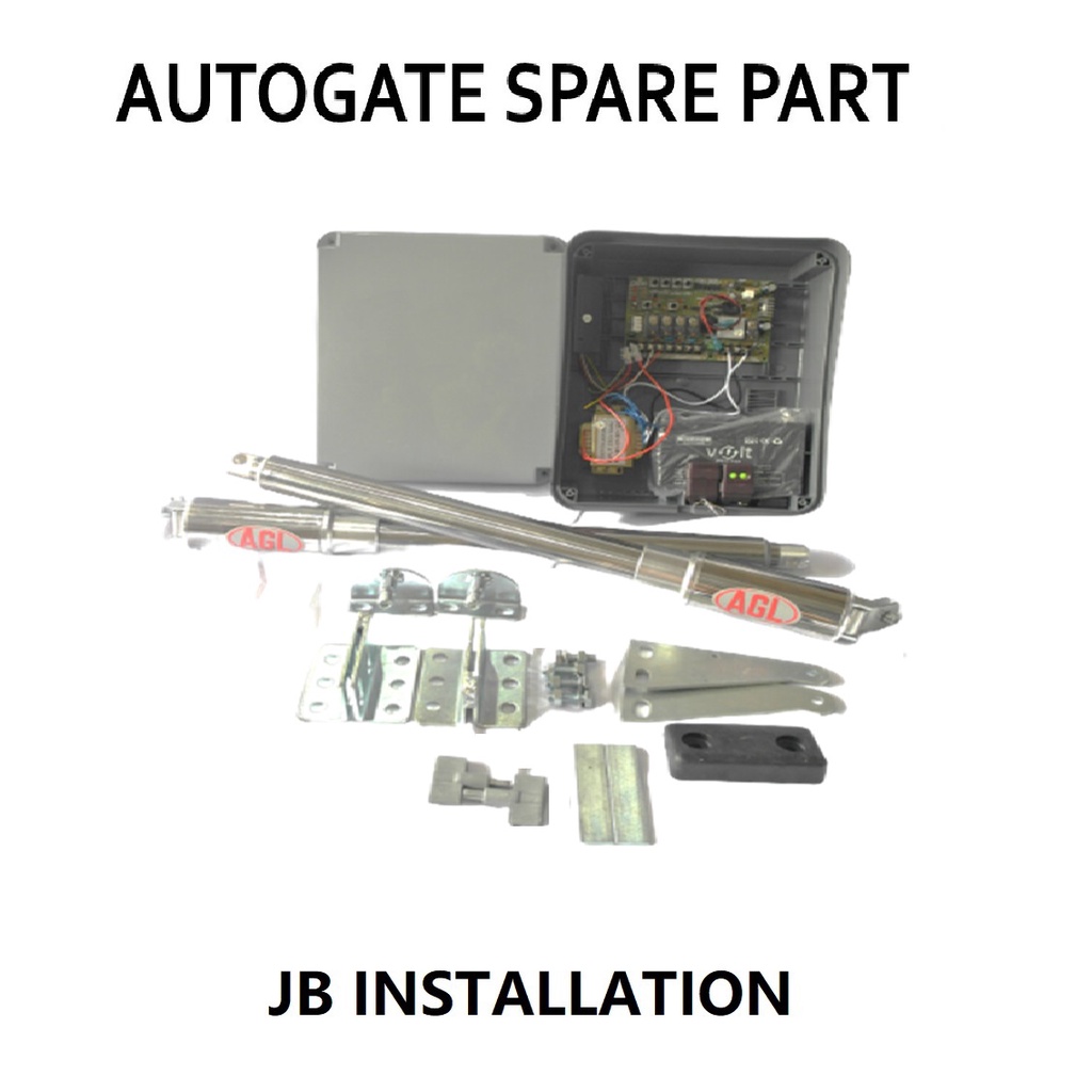 AGL E3000 JB INSTALLATION SWING ARM AUTOGATE E8 E3000 AUTO GATE