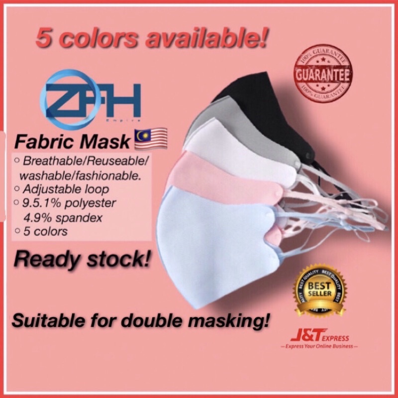 [Ready to ship]Face mask kain/washable/fashionable/ with adjustable ...