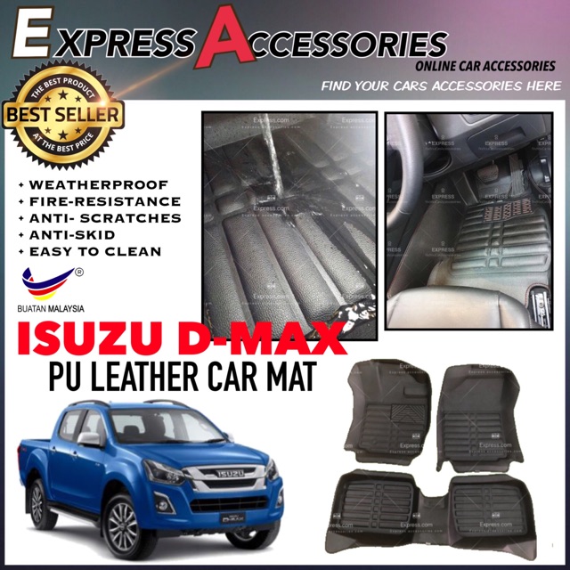 Isuzu DMax Dmax 5D Carpet Customised Fit Car Floor Mat (2 colors