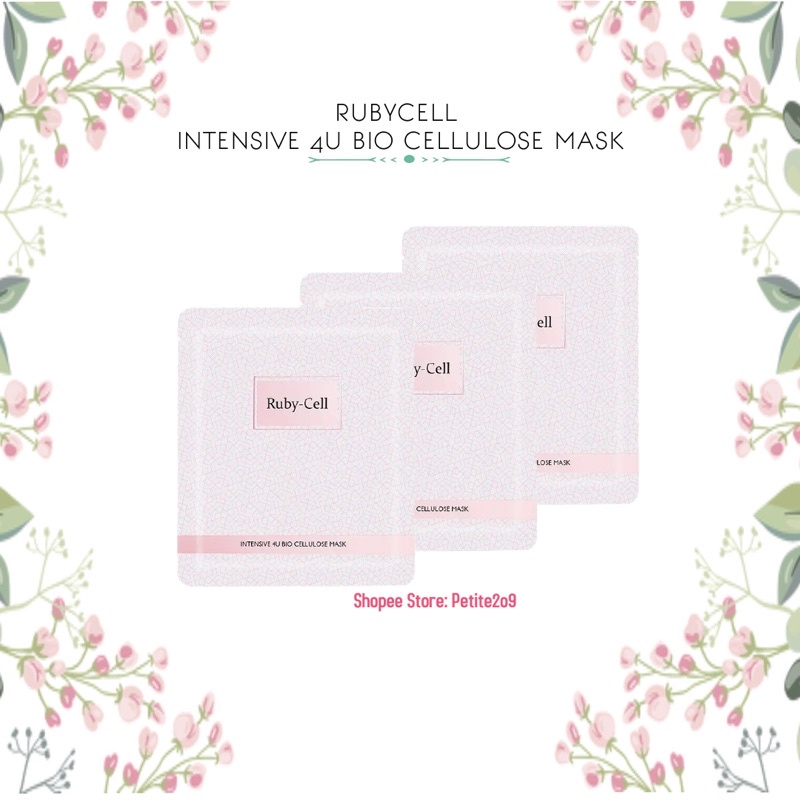 Ruby-Cell INTENSIVE4U BIO CELLULOSE MASK 【公式通販】