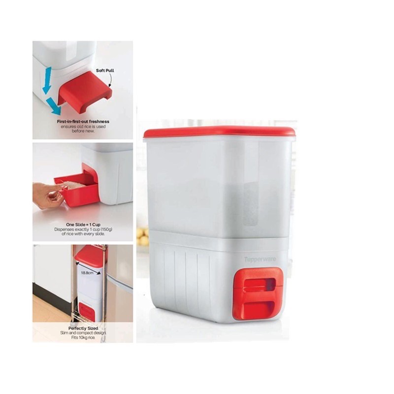 Tupperware Red Rice Smart 10KG | Shopee Malaysia