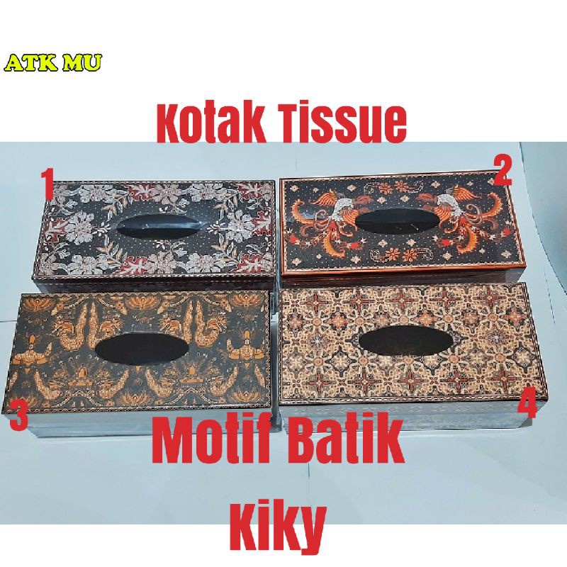 Tissue Box/ Tissue Box/ Tissue Box/ Batik Motif Tissue Box | Shopee ...