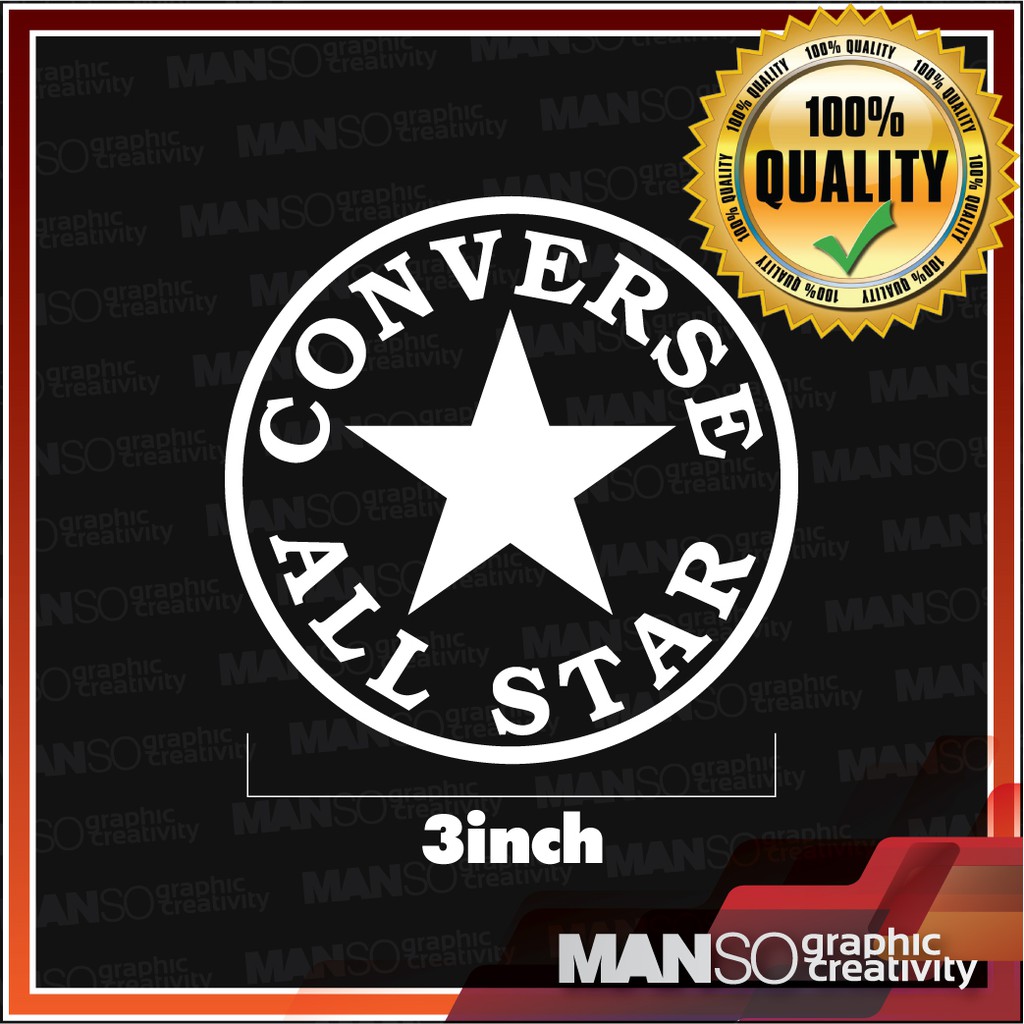 Converse logo outlet sticker