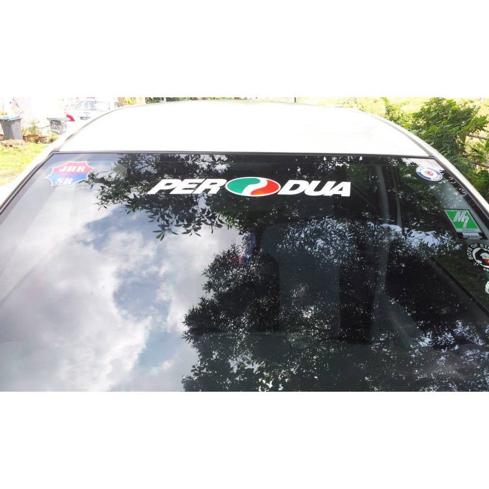 CARS STICKER PERODUA WINDSCREEN ALZA PASSO SETTE BOON ADVANCED VERSION ...