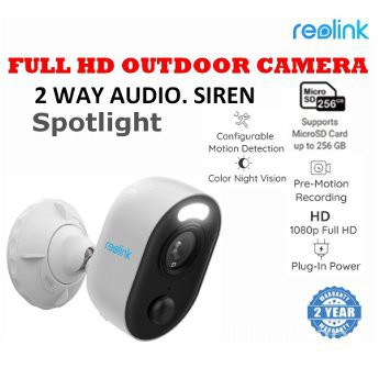 Reolink Lumus Color Night Vision Outdoor with Spotlight, 1080P IP ...