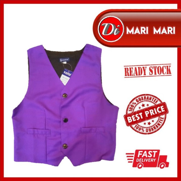 (SCHOOL UNIFORM) VEST SEKOLAH (PURPLE) | Shopee Malaysia