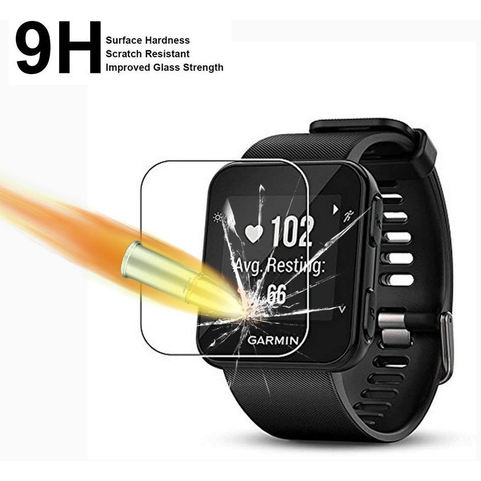 Protezione Schermo In Vetro Temperato 9H Per Garmin Forerunner 35 - 0,3 Mm, Trasparente, Anti Graffio