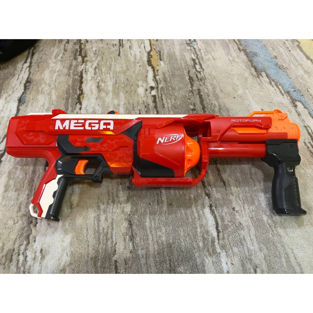 Nerf N Strike Mega Rotofury Used Shopee Malaysia