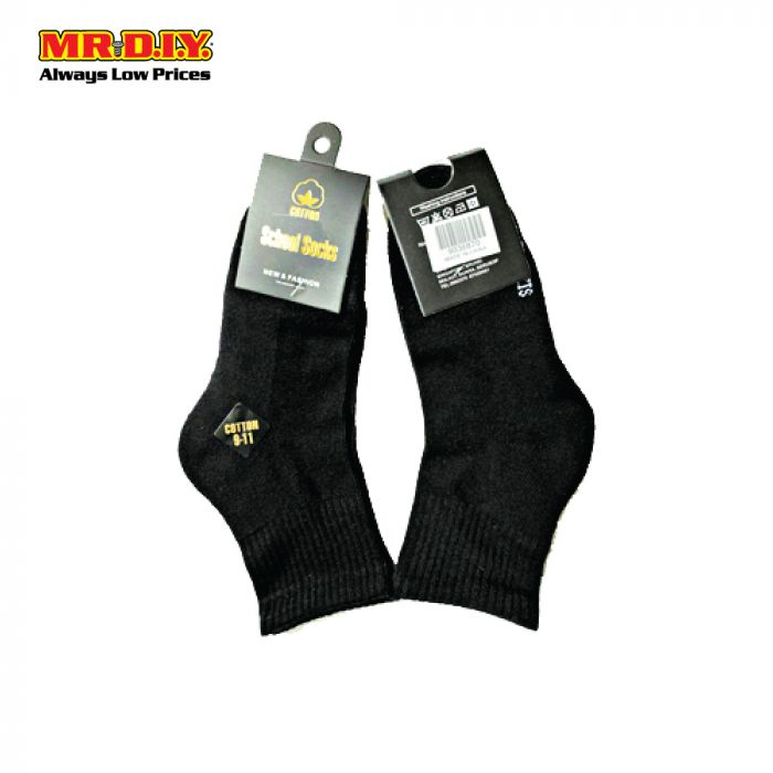 MR.DIY Student Socks Black (911) Shopee Malaysia