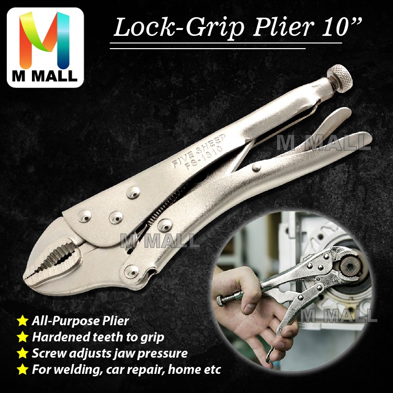 M MALL Locking Grips Plier Fastener Tightening Wrench Jaw Plier Welding