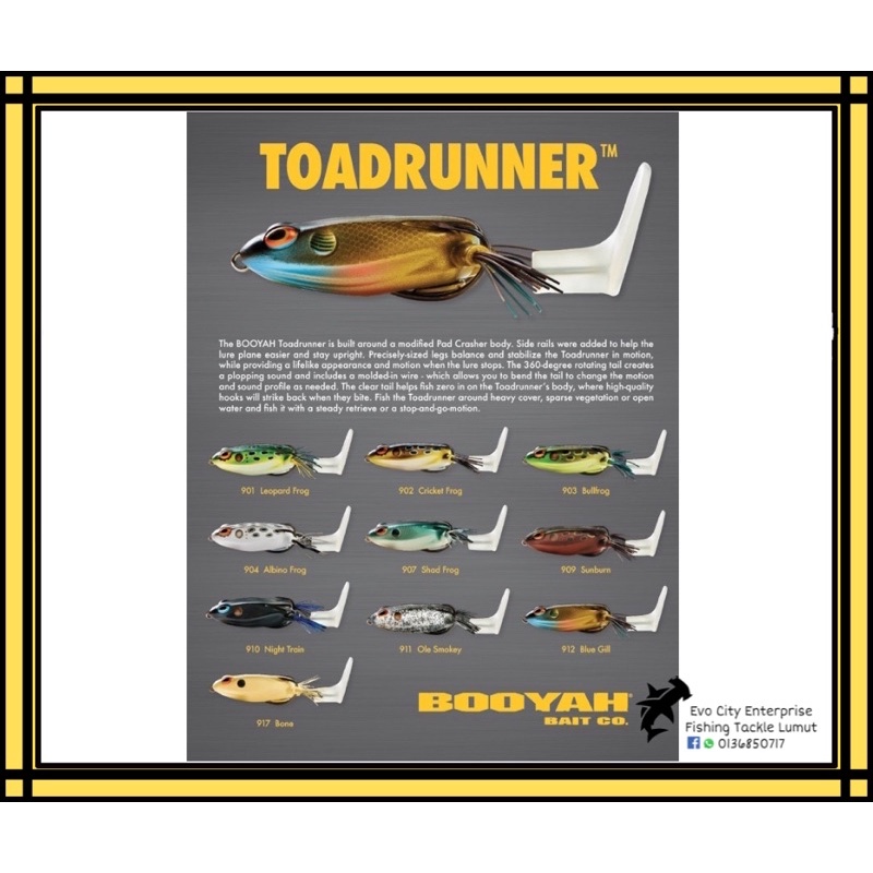 Booyah Toad Runner BYTR 4.5inch / 24g | Shopee Malaysia
