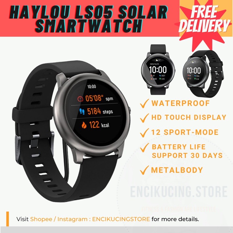 Jam Tangan Haylou Solar Ls05 Battery Life Jual Haylou Solar