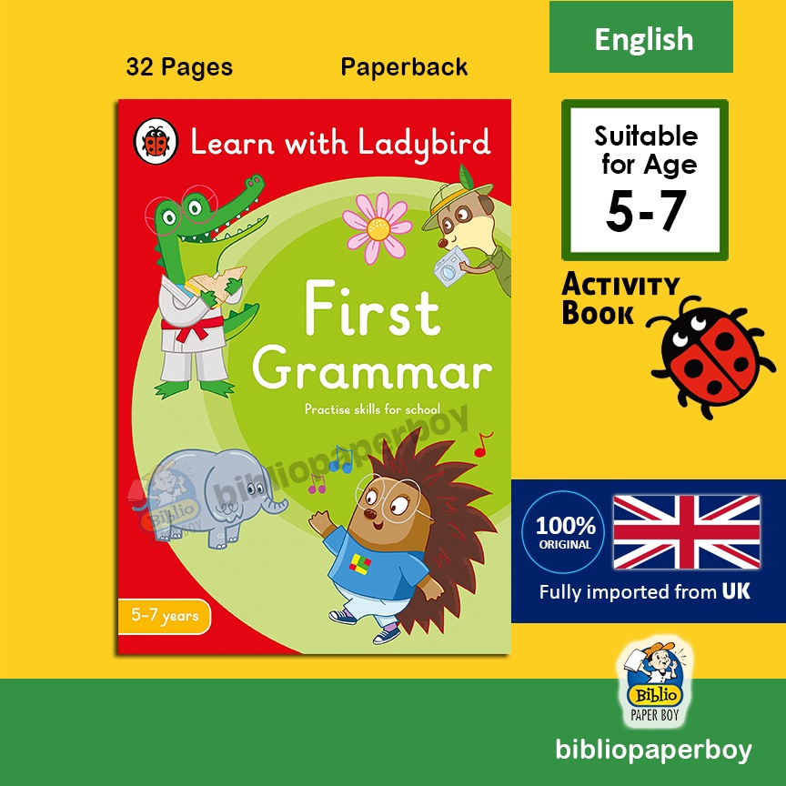 Learn with Ladybird series : First Grammar / First Punctuation (English ...