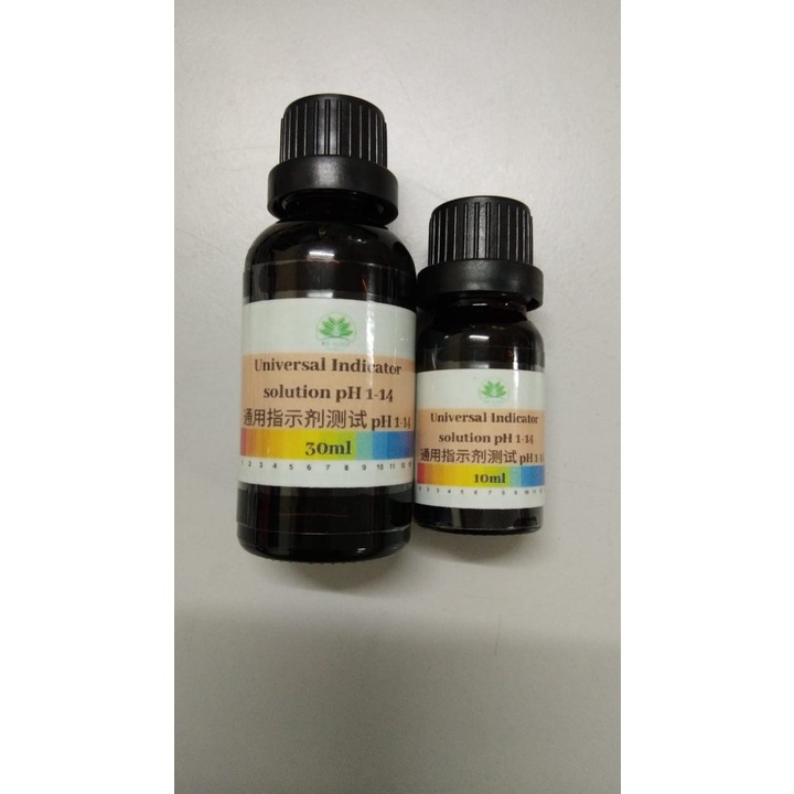 (Ready in melaka) Universal Indicator Solution pH 1-14 通用指示剂 30ml (9203 ...
