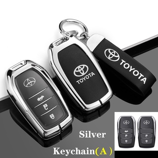 For Toyota Crown 2023 Key Fob Cover Leather Car Key Case RAV4