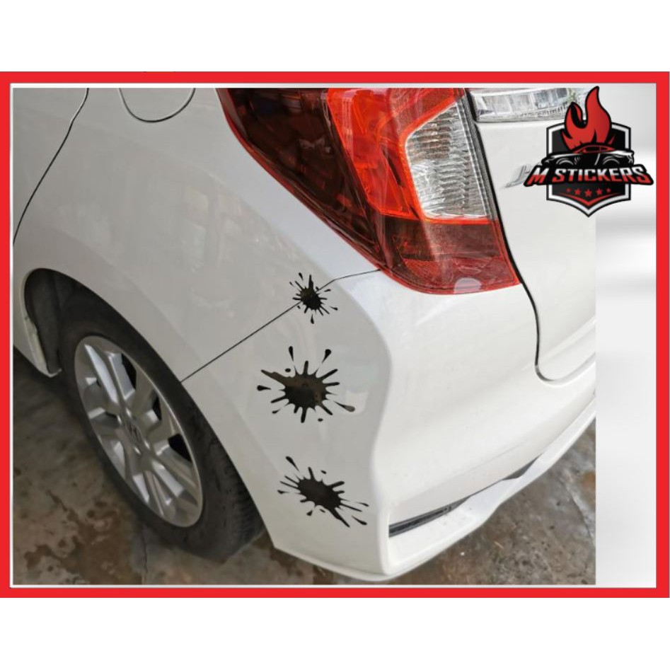 [M STICKERS] SPLASH WATER DESIGN 2 STICKER KERETA MYVI AXIA ALZA BEZZA ...