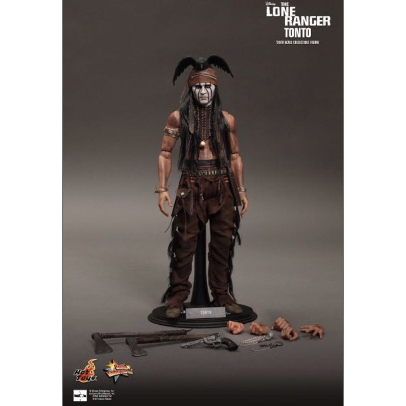 Hot Toys 1/6 The Lone Ranger Tonto Johnny Deep Collectible Figure ...