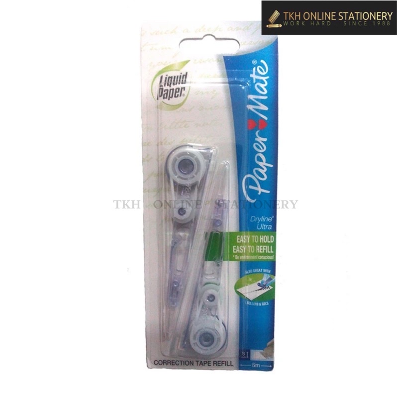Papermate Dryline Ultra Correction Tape Refill (2pcs/set) Shopee Malaysia