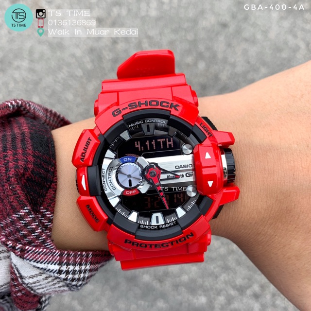 G Shock Bluetooth G'MIX watches GBA-400-4A | Shopee Malaysia