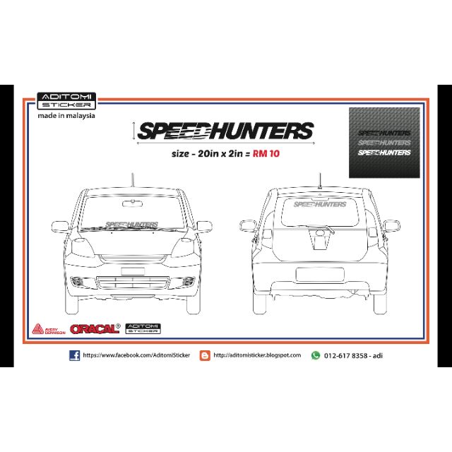 Speedhunters sticker | Shopee Malaysia