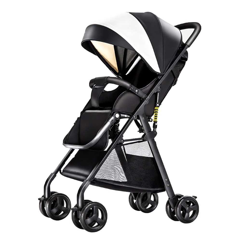 Baby Stroller High View Pram One Step Fold Lightweight Convertible Baby ...