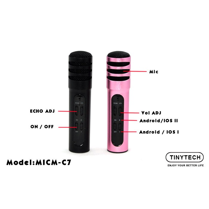 Portable C7 Mobile Microphone (MICM-C7) | Shopee Malaysia