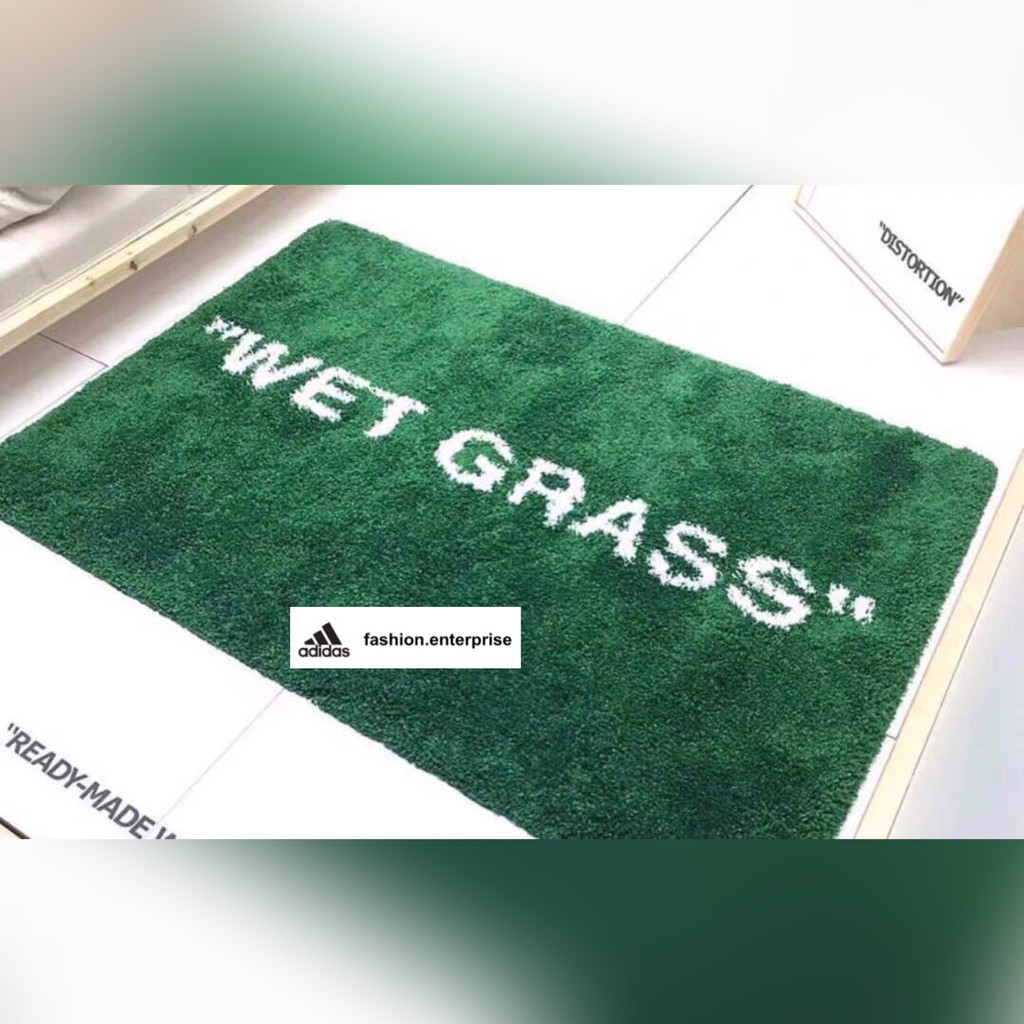 Off white shop ikea wet grass