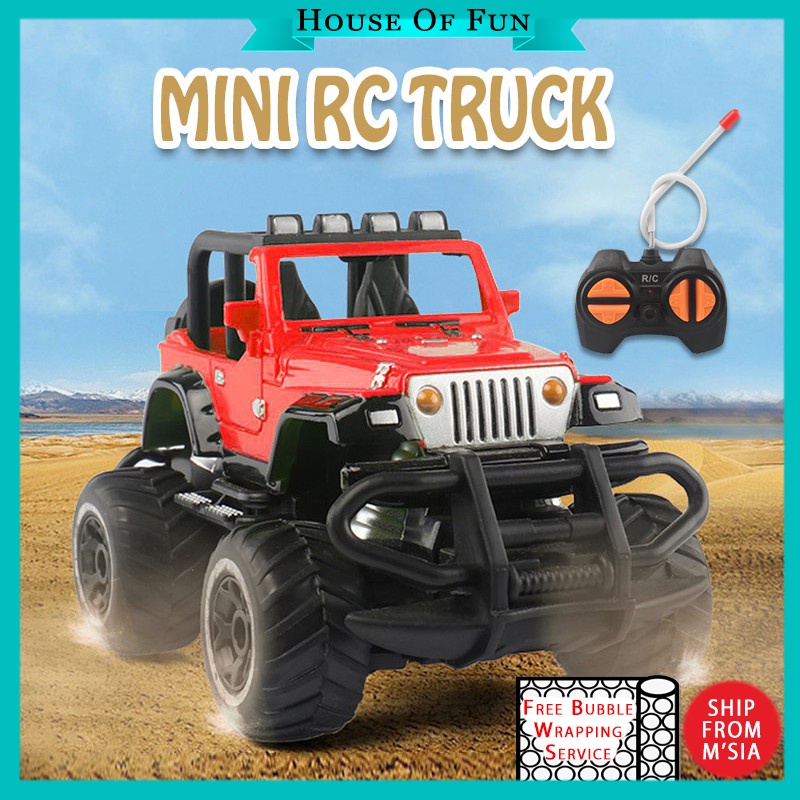 Mini RC car off-road car Four-way wireless remote control car rc ...