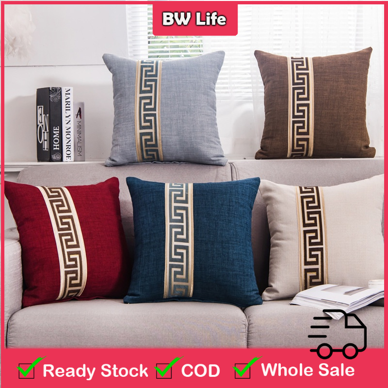 Pillow Cover Office Nap Backrest Nordic Sofa Pillowcase Car Lumbar