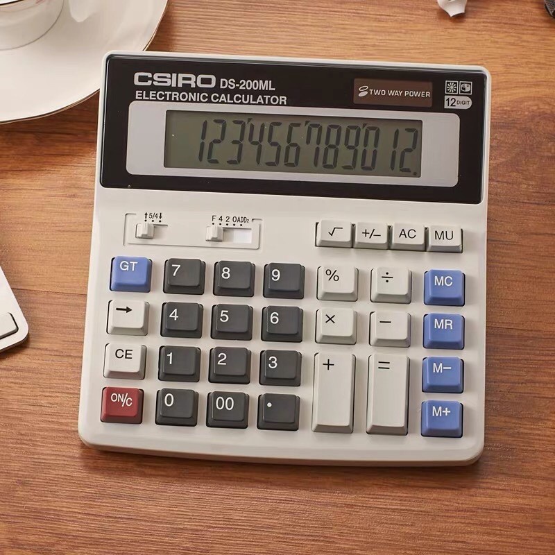 Solar Energy Standard Desktop Calculator 12 Digits Electronic Computer ...