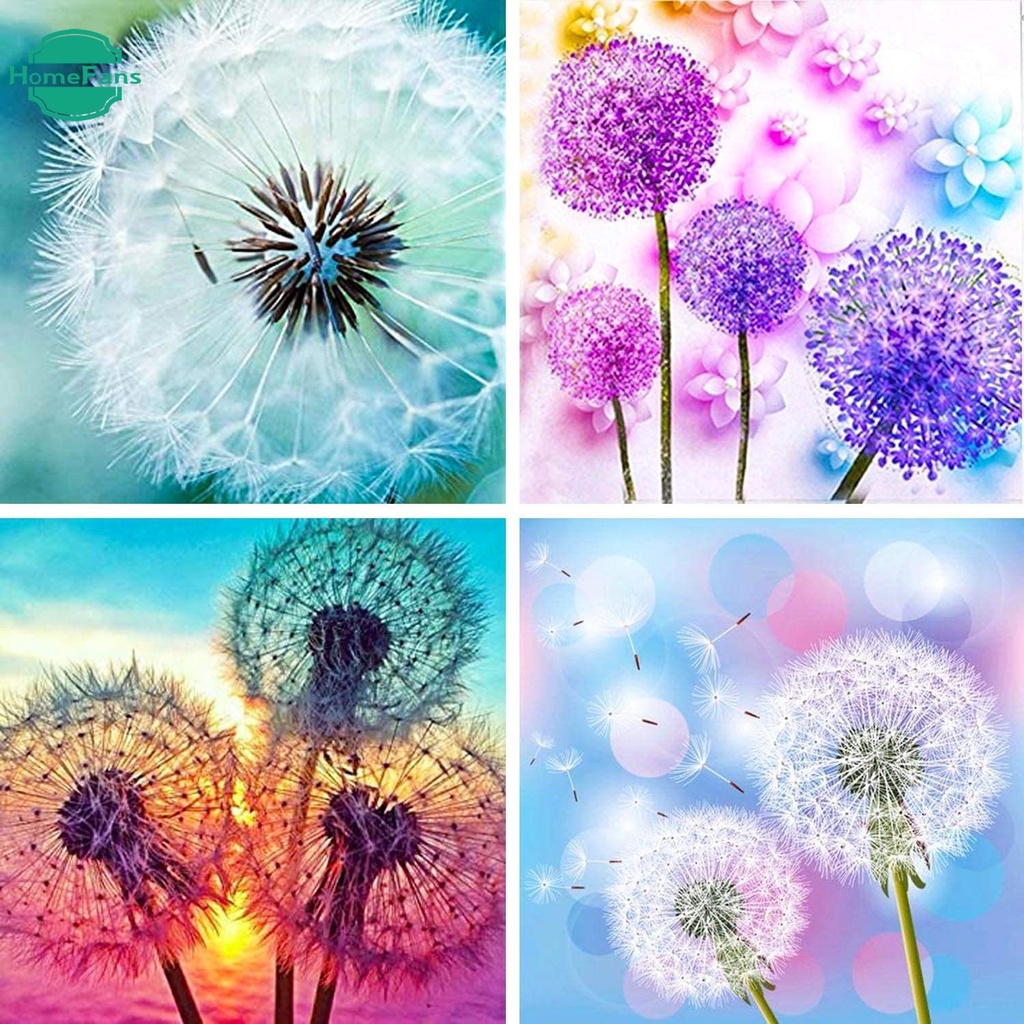 5D DIY My Diamond Art dandelion Diamond Painting Kit NEW 